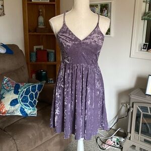 Purple Velvet dress